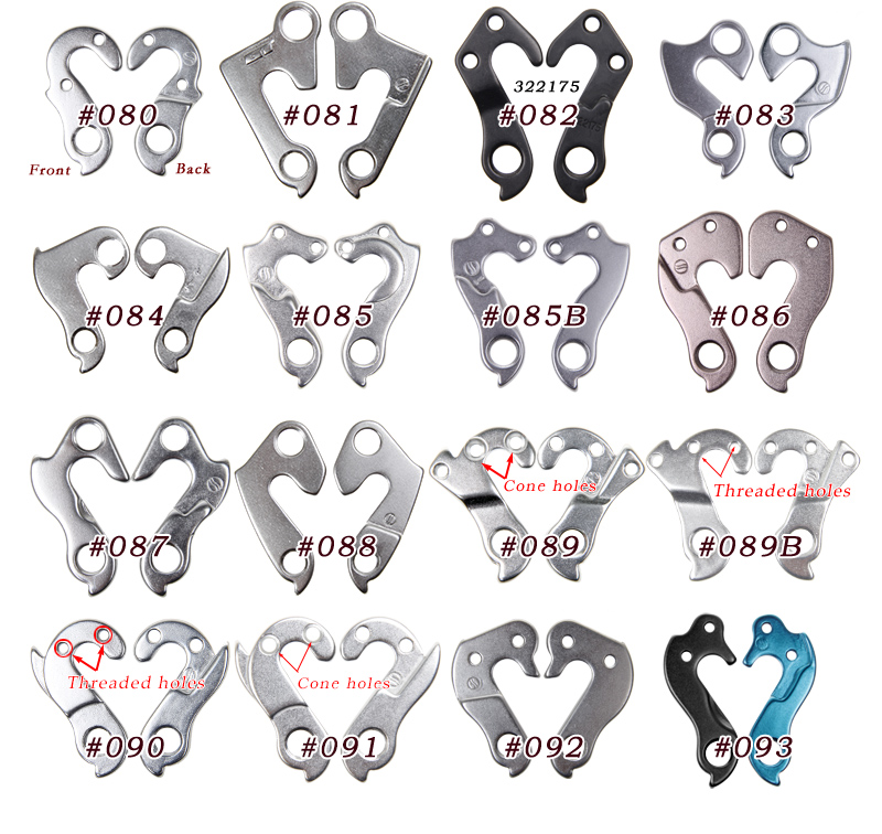 Junior Cycling Gear - Mtb Road Fiets Derailleurhanger Legering Frame