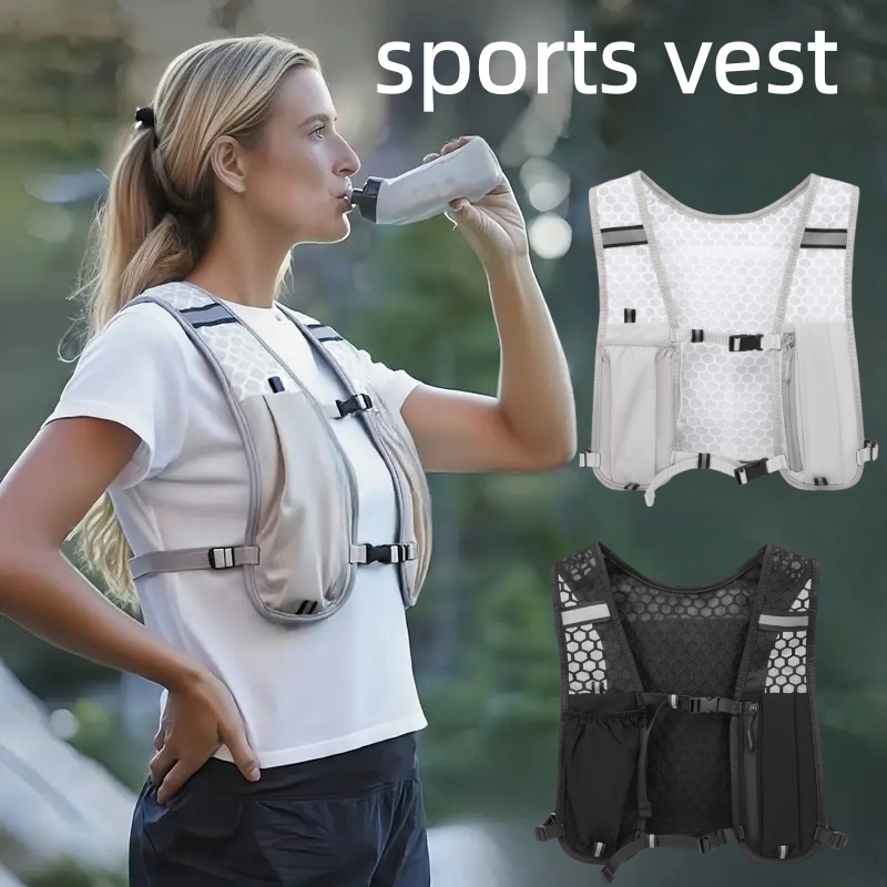 Cycling Backpack - Unisex hardloopvest waterafstotend ademend rugzakje voor