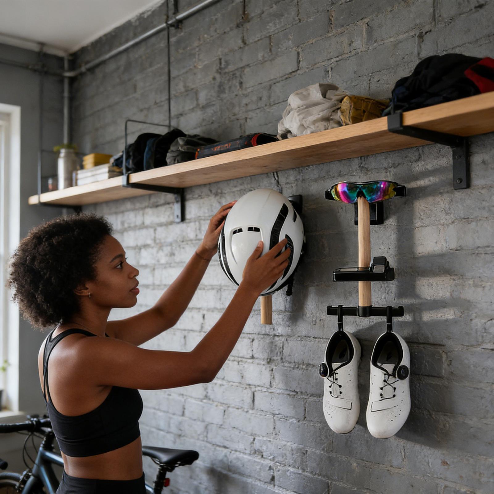 Fietsuitrustingrek 1 set aan d - Cycling Gear Holder recensie en prijs