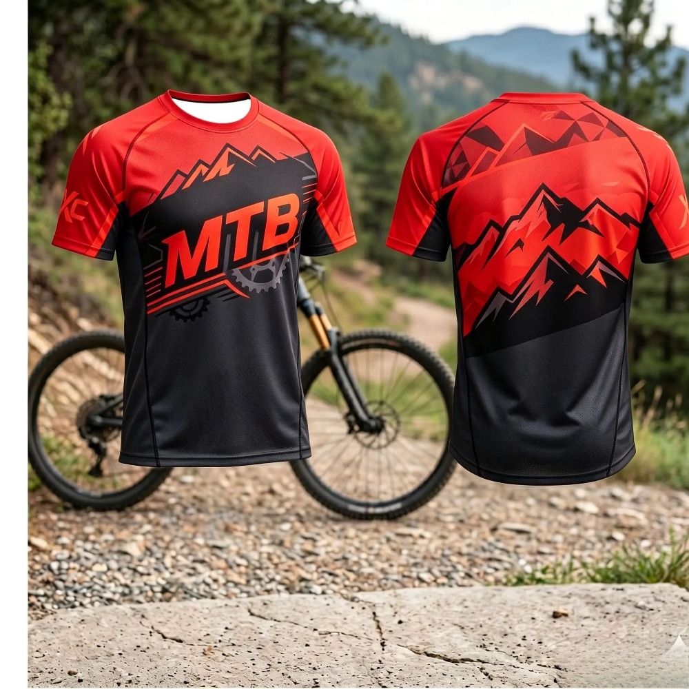 Mountain MTB Gear Print Heren  - Xc Cycling Gear recensie en prijs