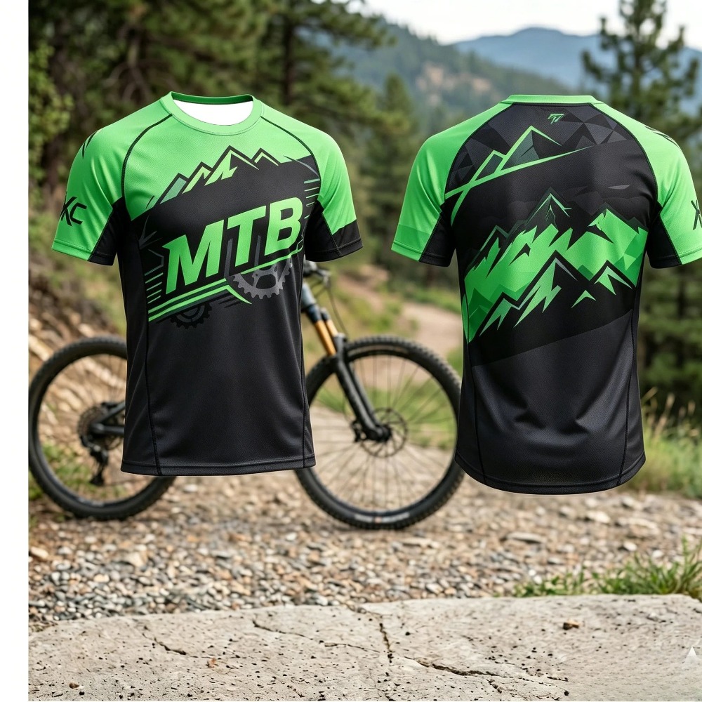 Mountain MTB Gear Print Heren  - Xc Cycling Gear recensie en prijs